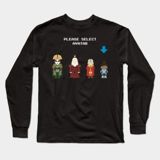 Avatar Selection Screen Long Sleeve T-Shirt